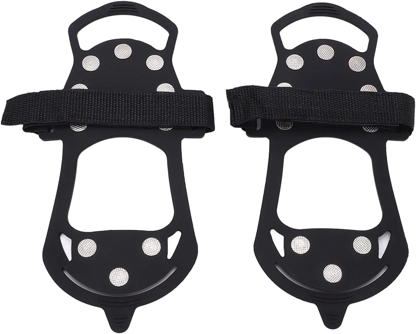 10 Tooth Crampons Shoe Cover Proof Mountaineering Ice Snow Gripper for Outdoor Climbing (XL)