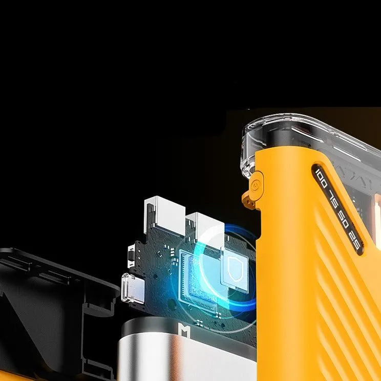 10000mAh Mini Portable Power Bank Comes With Cable - Digital Display Fast Charging