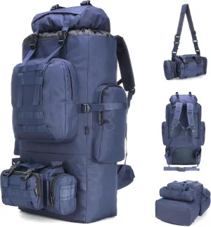 100L Camping Hiking Backpack Molle Rucksack Military Camping Backpacking Daypack