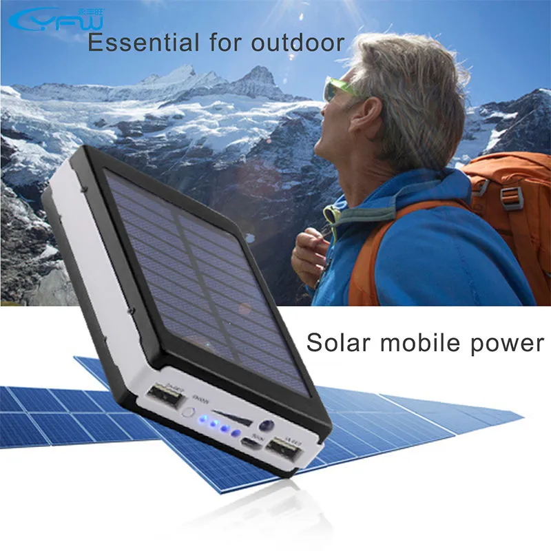 12000mAh Solar Power Bank