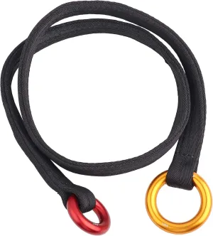 120CM Climbing Wire with Buckle, Safety Harness Lanyard, Tree Climbing Rope for Tree Climbing, Rock Climbing and Other Adventure Sports
