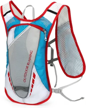 12l Outdoor Cycling Backpack Hydration Vest Running Pack Storage Pockets