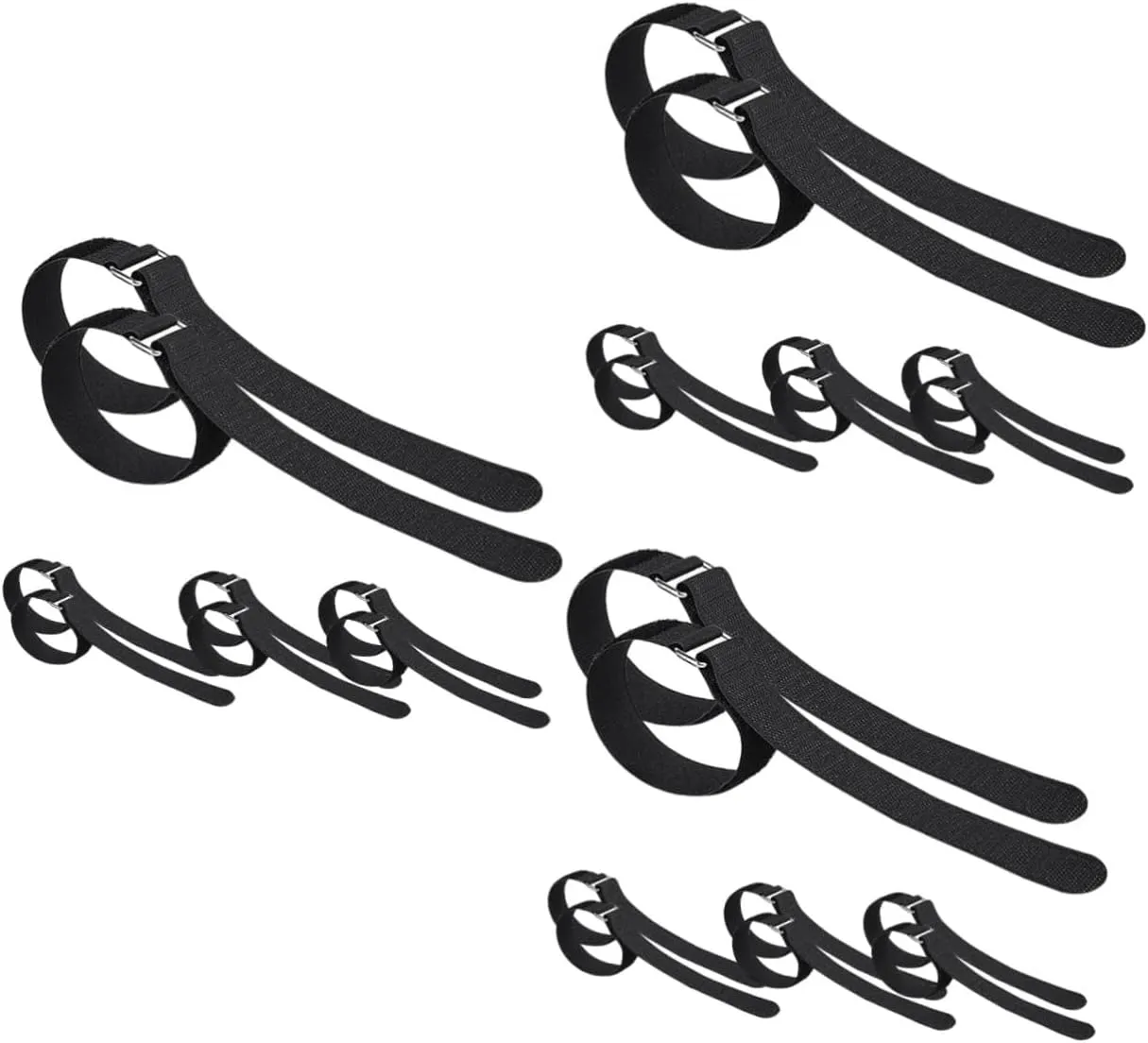 12pairs - Ice Grippers Crampons Spike Shoe Accessory for Hiking Climbing Activities Non- Shoe Straps for Enhanced Traction Safety