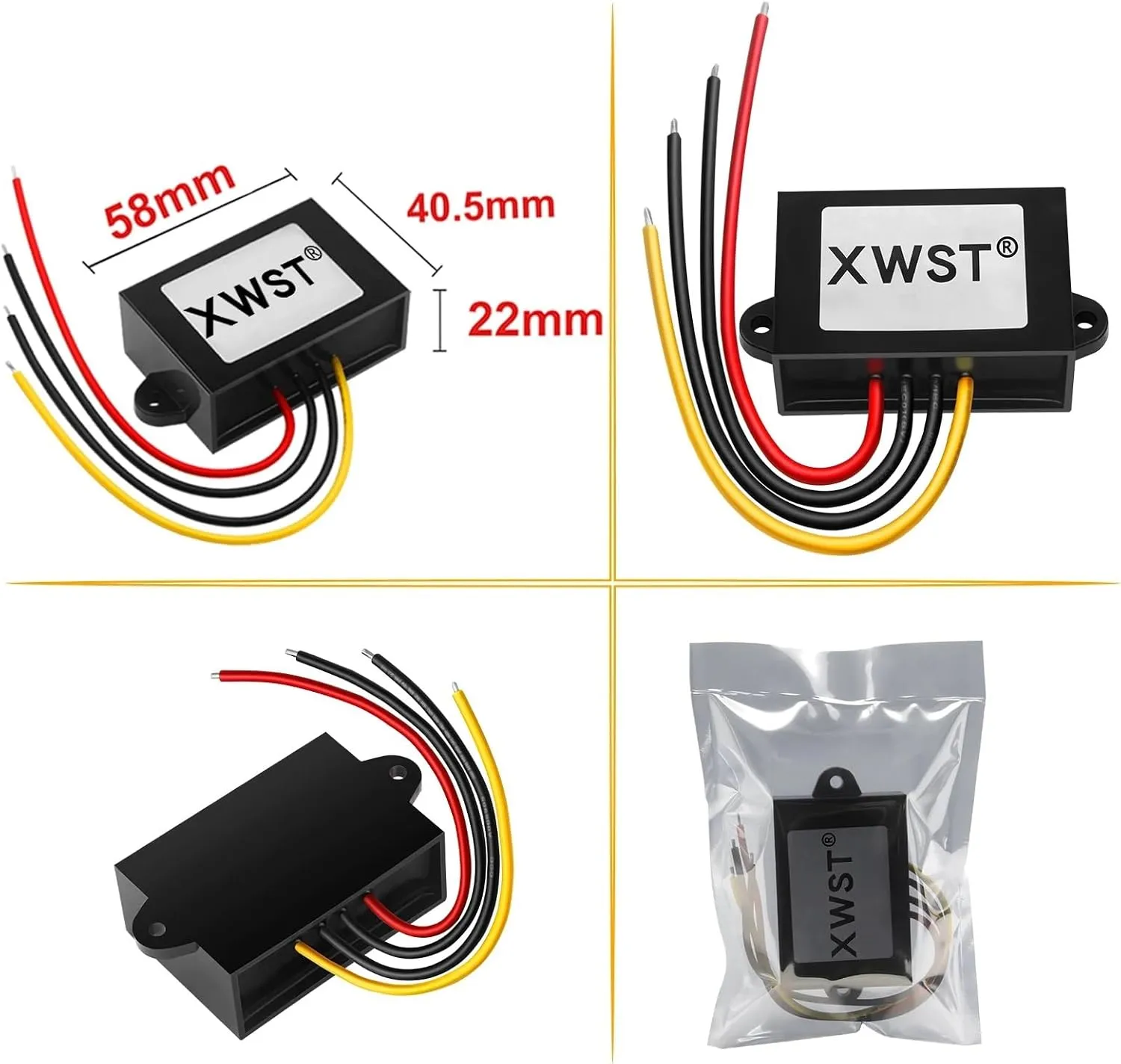 12V to 28V DC DC Boost Converters Step Up Power Supply Inverter 1-40A Voltage Regulator Stabilizer Module for Solar(20a Aluminum XL)