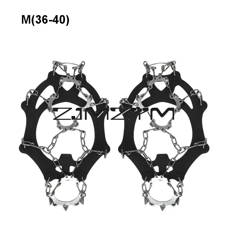 13-Teeth Anti-Slip Climbing Crampons - Ice Claws for Winter Hiking and Snow Gripping