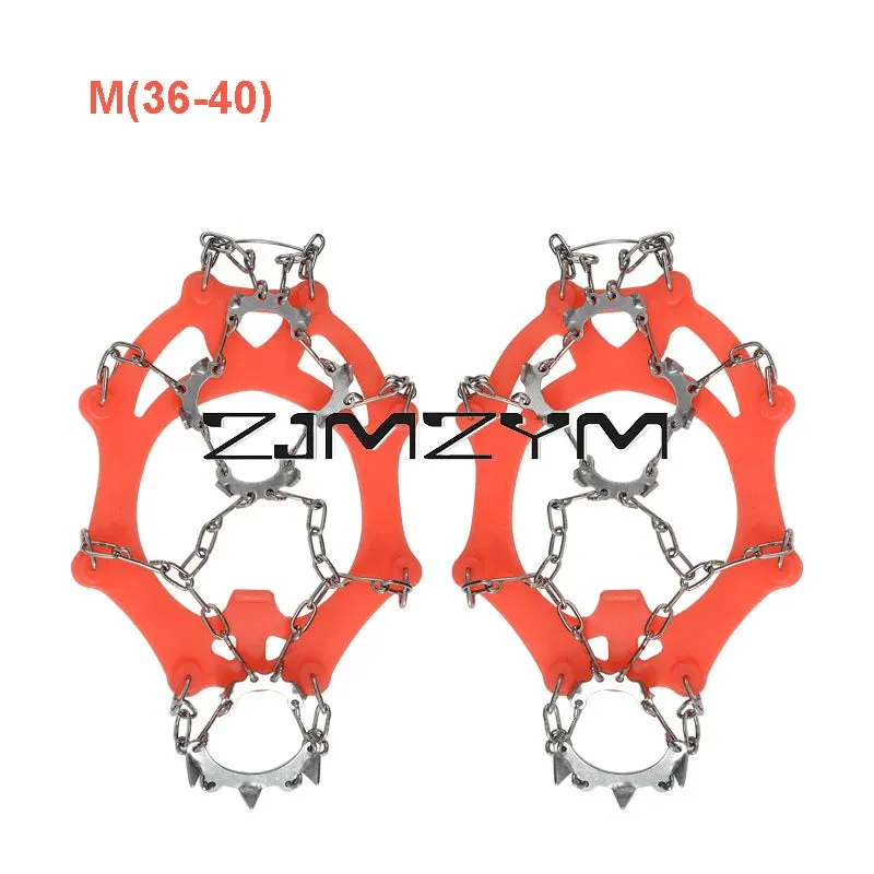 13-Teeth Anti-Slip Climbing Crampons - Ice Claws for Winter Hiking and Snow Gripping
