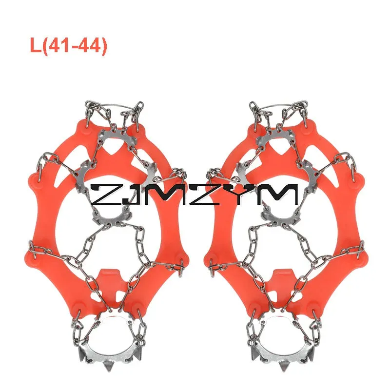 13-Teeth Anti-Slip Climbing Crampons - Ice Claws for Winter Hiking and Snow Gripping