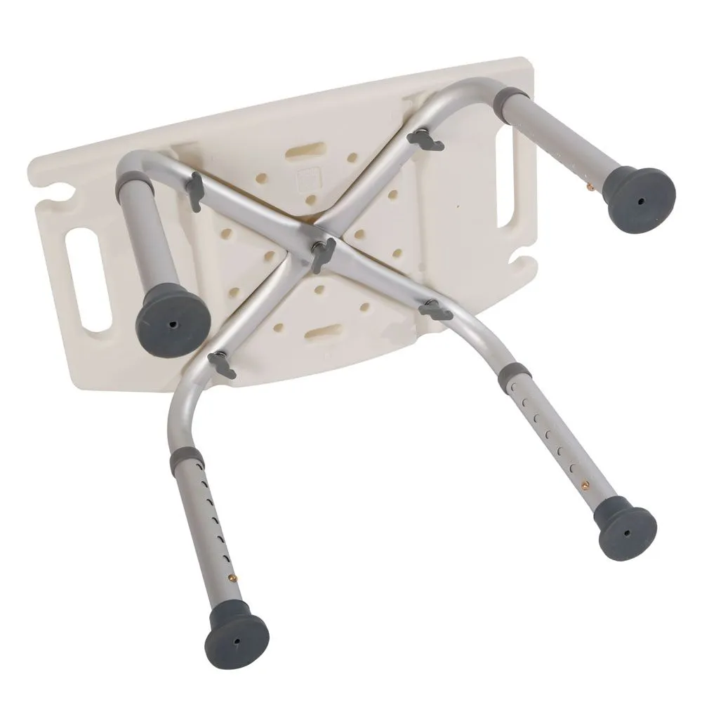 1.35MM Simple White Bath Chair - Lightweight and Durable
