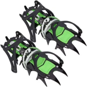 14 Long Tooth Crampons Anti-Skid Splint Shoes with Nail-Shaped Crampons for Clim
