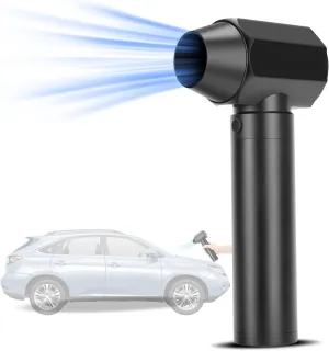 15000 mAh Turbo Dryer Blower for Car - Unleash 120 m/s of Compressed Air Duster and Electric Leaf Blower Cordless! Handheld Car Dryer Air Blower for Travel, Automotive Maintenance!