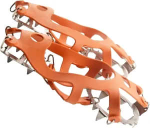 18 Teeth Crampons Ice Cleats Studs Antislip Snow Ice Grip Overshoe Footwear Traction Walk Traction for Climbing Skiing