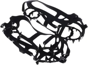 18 Tooth Silicone Crampons for Ice and Mud Shoes Outdoor Climbing Gear Non-Slip Easy to Carry