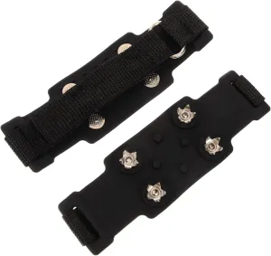 1pair Ice Cleats for Shoes Non- Snow Grippers Easy to Install Crampons for Outdoor Walking and Climbing Practical and Flexible Design for Activities