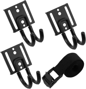 1Set Heavy Duty Metal Hooks for Outdoor Hunting Gear Multi Hook Accessory Holder for Tree Stand Accessories Easy Installation for Efficient Gear Organization