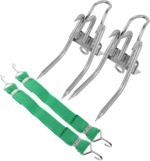 1set Tree Climbing Spikes Durable Non-Slip Shoes for Tree Work Easy Use Outdoor Climbing Tools for Fruit and Jungle Survival Activities