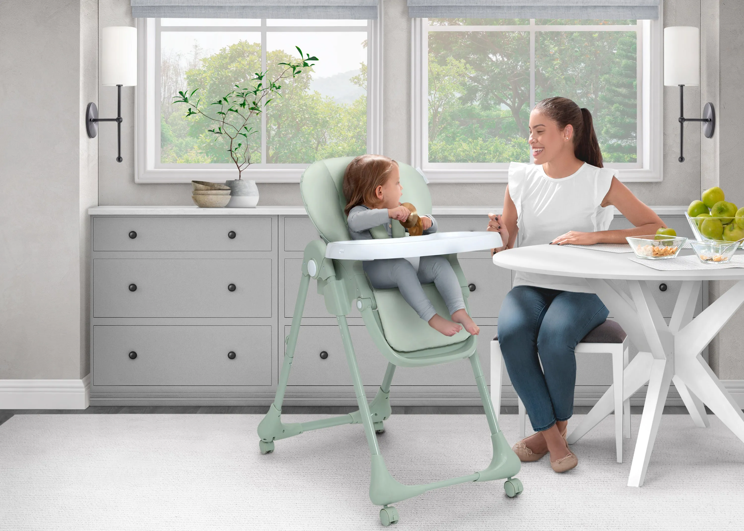 2-in-1 SlimFold High Chair for Babies and Toddler