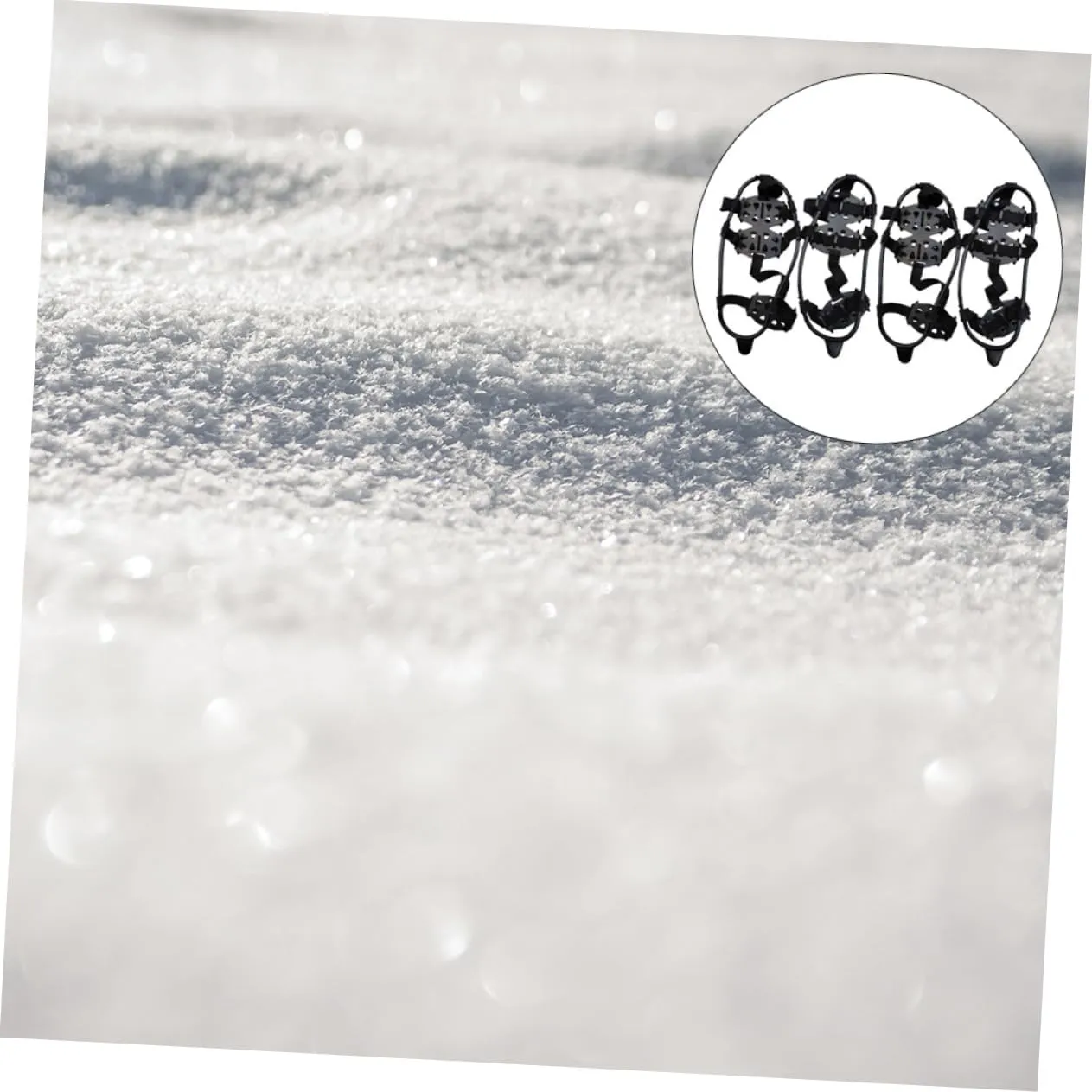 2 Pairs Crampon Non-Slip Shoe Covers Crampons for Hiking Boots Snow Crampons 19- Shoes Cover Ice