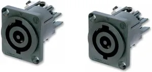 (2) Two Genuine NEUTRIK NAC3MP-HC PowerCON 250V32A Chassis Connector Power Input