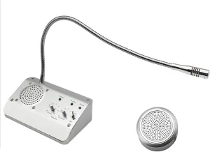 2-Way Window Intercom, Distortion Rate: 100Hz~15KHz, Long Microphone Rod, High Sound Quality, Reduce Noise/Echo/Howling, Used in Scenic Spots, Stations