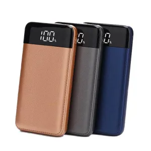 2018 New LCD 20000mah Power Bank 2USB External Mobile Quick Charger Power Bank Battery Portable Power Bank for Phone 18650