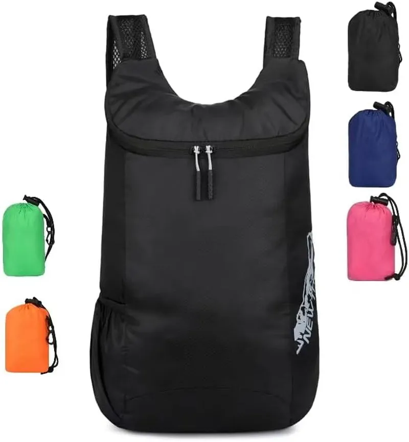 20L Water Resistant Hiking Daypack Lightweight Packable Backpack for Travel Camping Outdoor (ORANGE)