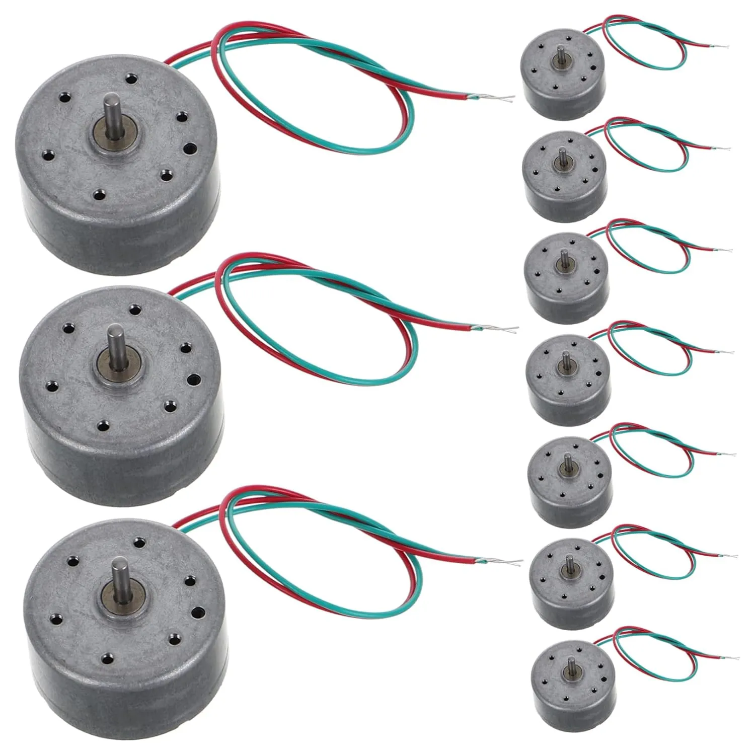 20pcs Electric Motor Kit with Cables Replaceable Solar Motor for DIY Craft Projects Efficient Power Use for Science Models Reliable Performance for Trains