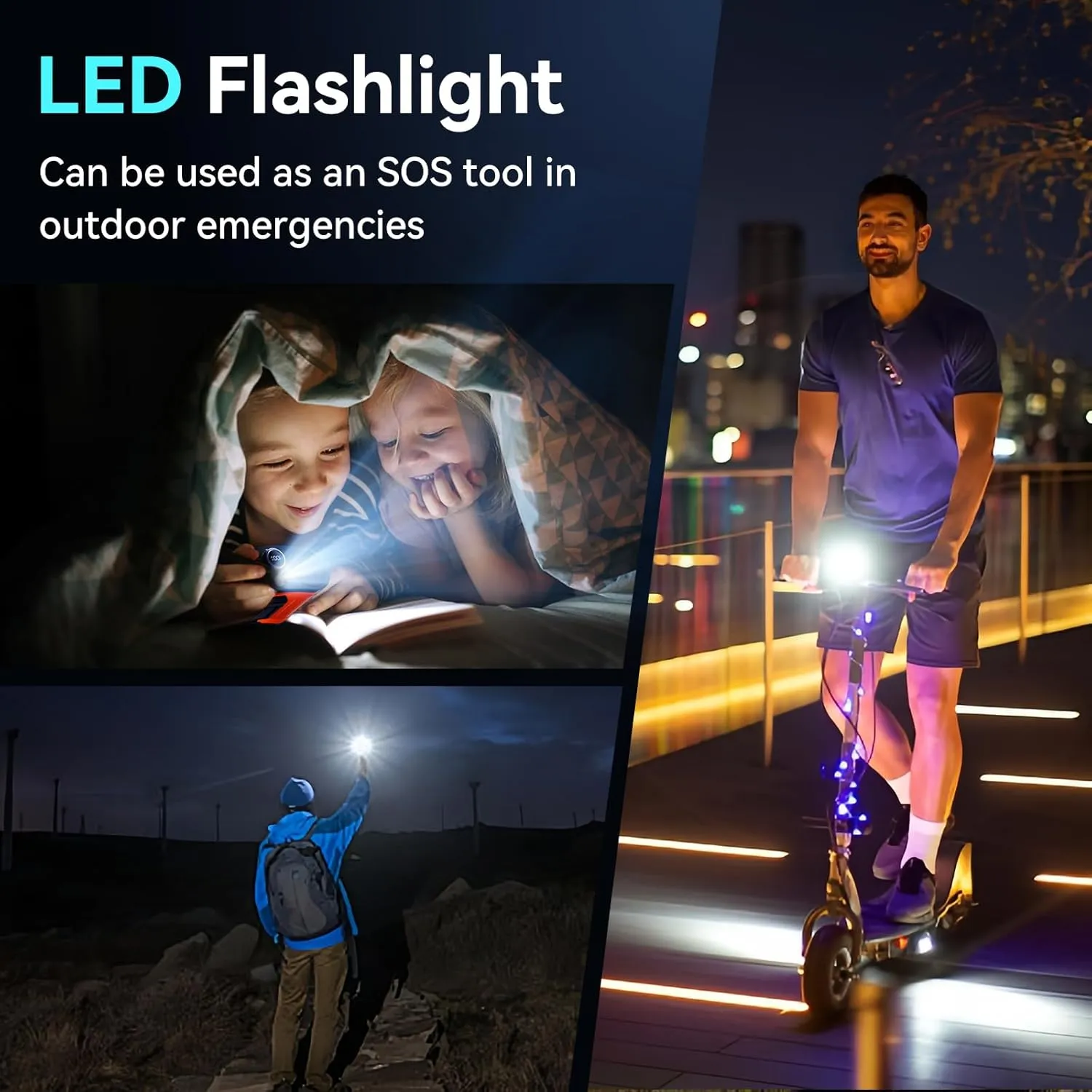 21000MAh Portable Waist Fan, 1-100 Speeds 34000RPM Strong Airflow, Personal Fan Rechargeable with up to 145H of Working Time,Flashlight Hands-Free Hanging Neck Fans, Wearable Belt Fans for Camping