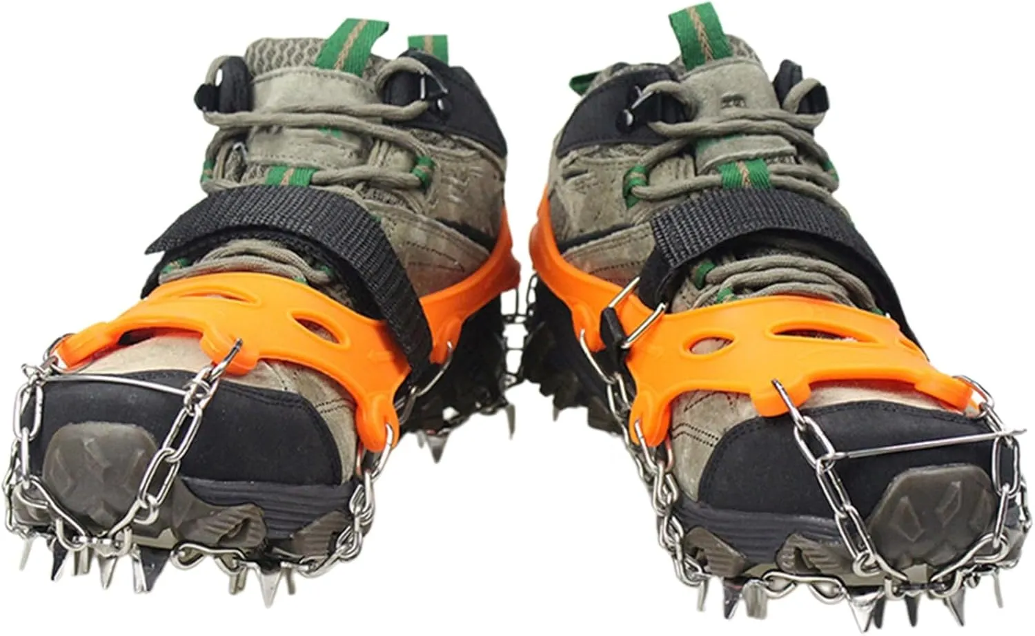 23 Spikes Snow Ice Grips Fit Boot/Shoes for Adults Hiking Walking Crampons Ice Cleats Safety Traction Cleats