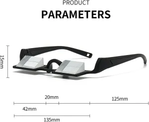 2pack Classic Belay Glasses for Rock Climbing Enhance Sturdy and Comfortable Belay Prism Glasses