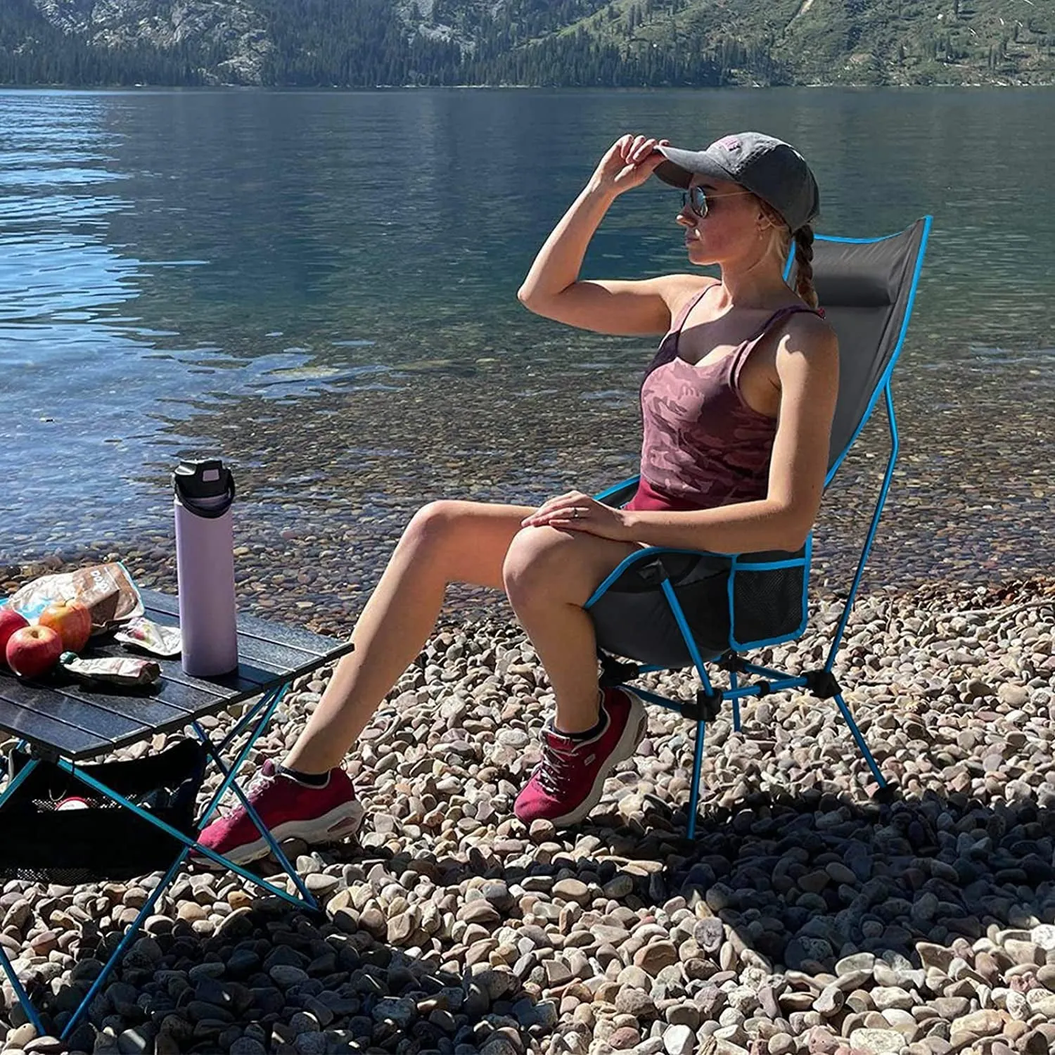 2Pack Lightweight Portable High Back Camp Chair