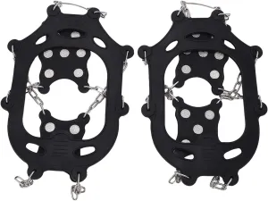 2pcs 12 Tooth Crampons Shoe Cover Tooth Anti Skid Shoe Crampons Ice Climbing Gear Crampons for Outdoor Activities
