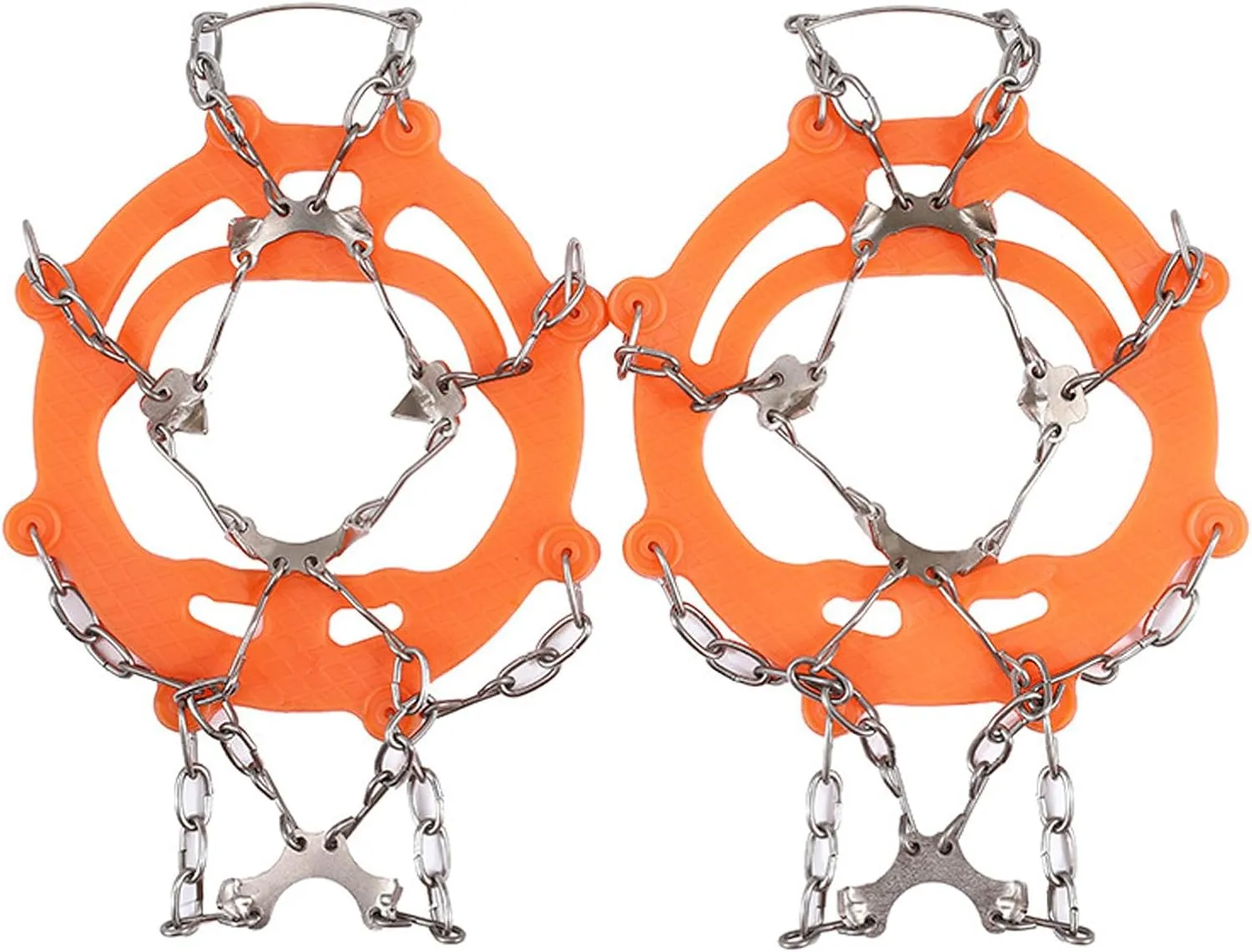 2pcs Heavy Type Shoe Crampons Men Women Climbing Spikes Grippers Gears for Outdoor and