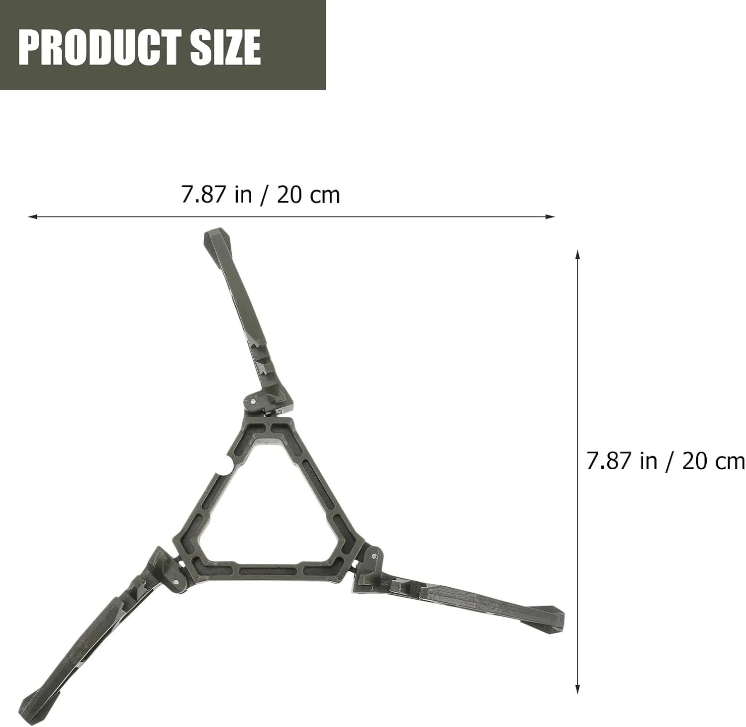 2pcs Outdoor Gas Bracket Universal Tripod Stabilization Bracket Stable Stabilizer Folding