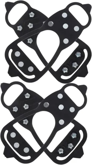 2pcs Snowboard Shoe Spikes Non-Slip Ice Cleats Traction Cleats for Skiing Hiking Winter Outdoor