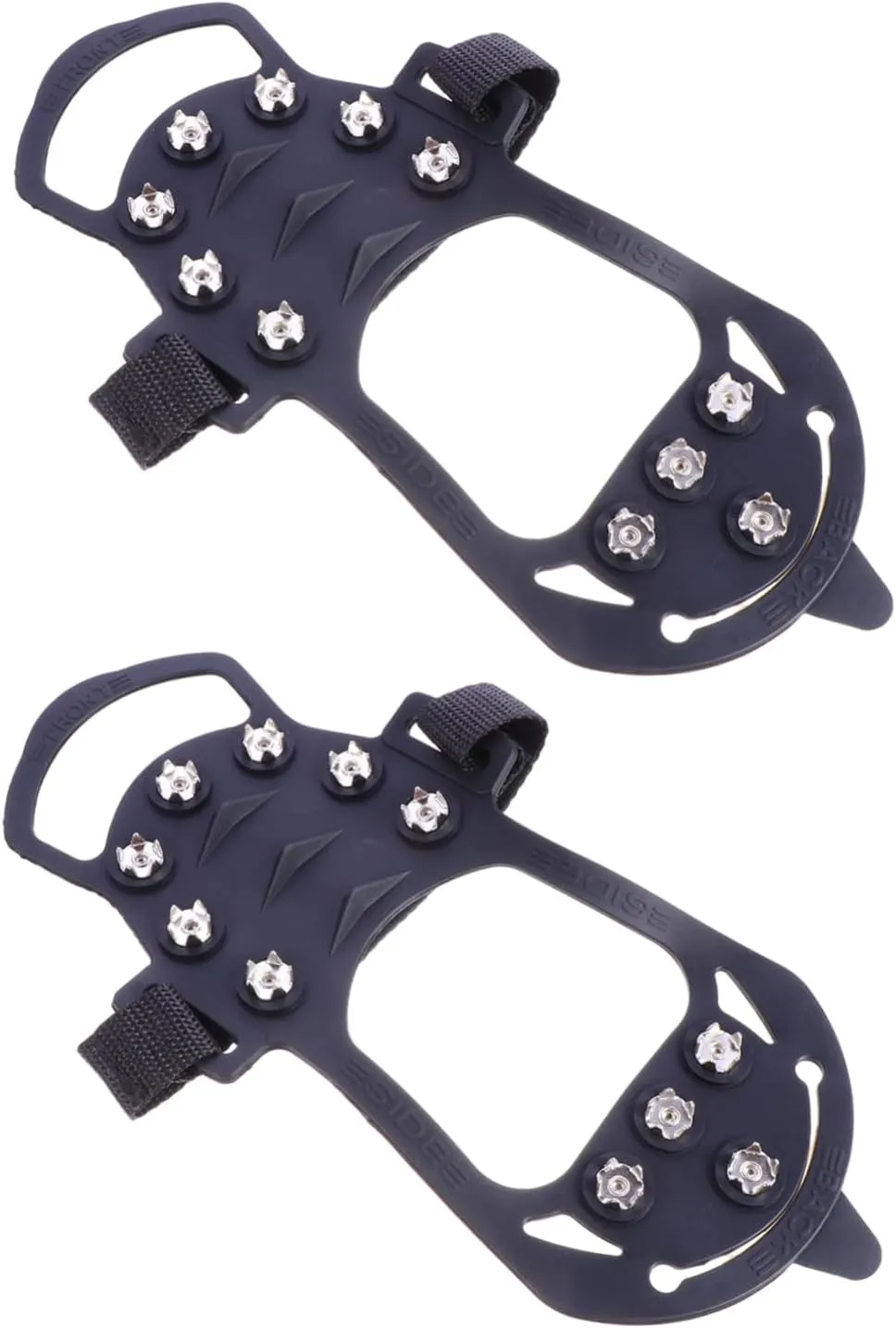 2pcs Winter Outdoor Ice Cleats Crampons Shoe Cover for Ice Snow Sports Traction Cleats