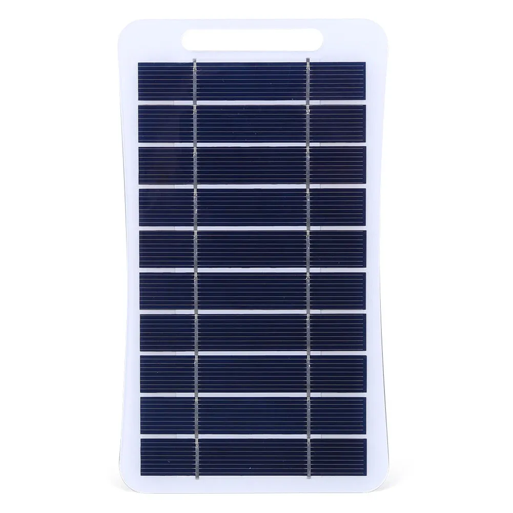 2W 5V Portable Solar Panel USB Mobile Phone Charger for Outdoor Camping