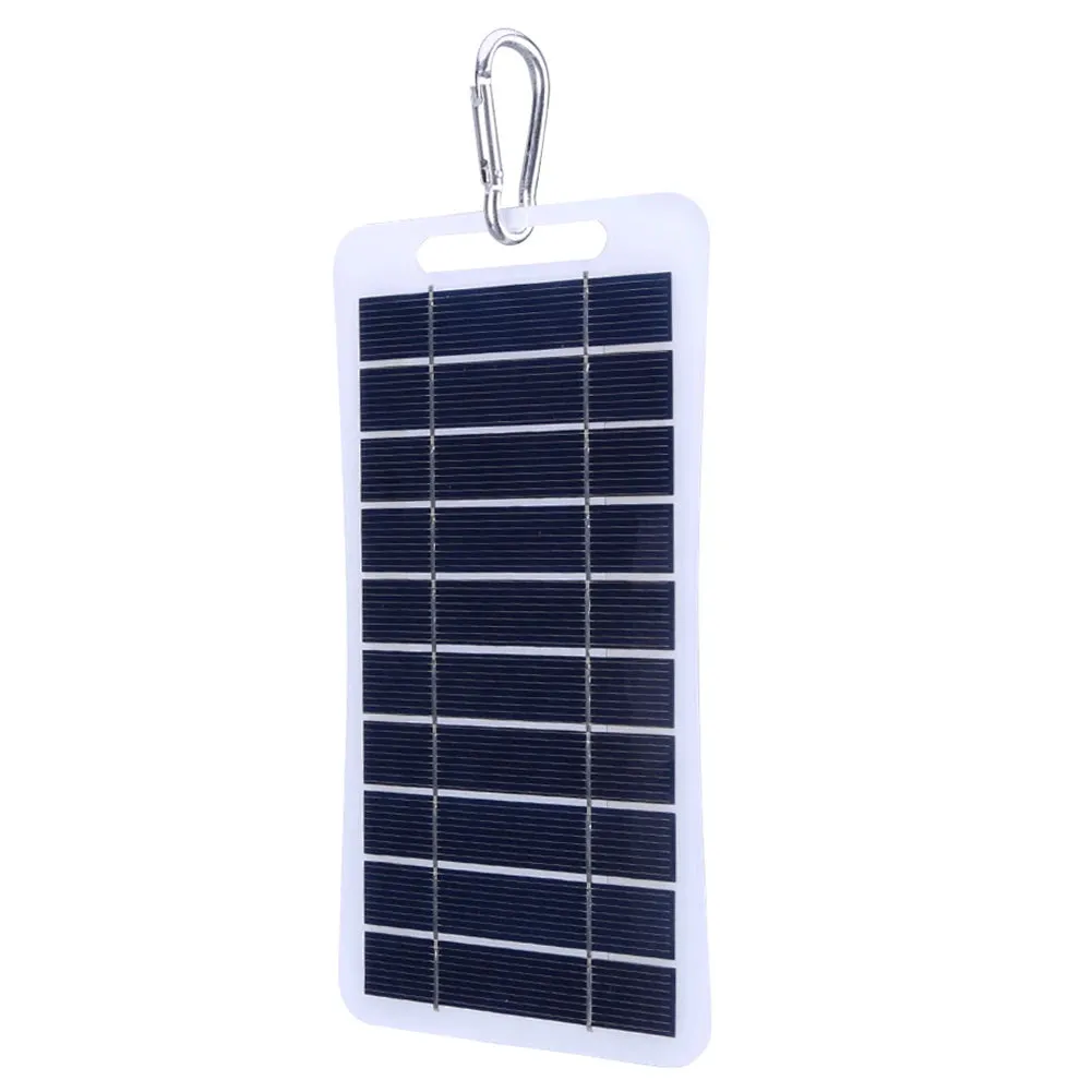 2W 5V Portable Solar Panel USB Mobile Phone Charger for Outdoor Camping