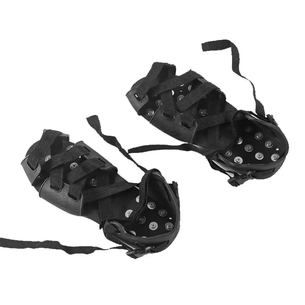 32 Teeth Anti-Skid Ice Gripper Spikes - Adjustable Winter Crampons for Snow and Ice