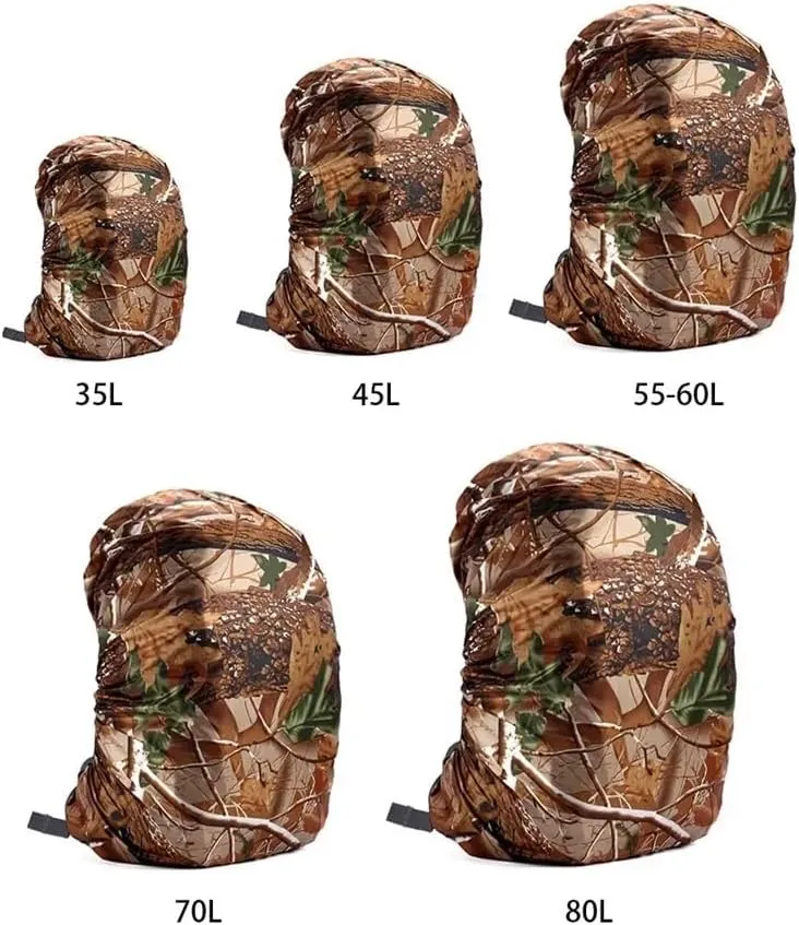 35-80L Outdoor Backpack Rain Cover Mountaineering Bags School Bags Rain Cover Waterproof Cover