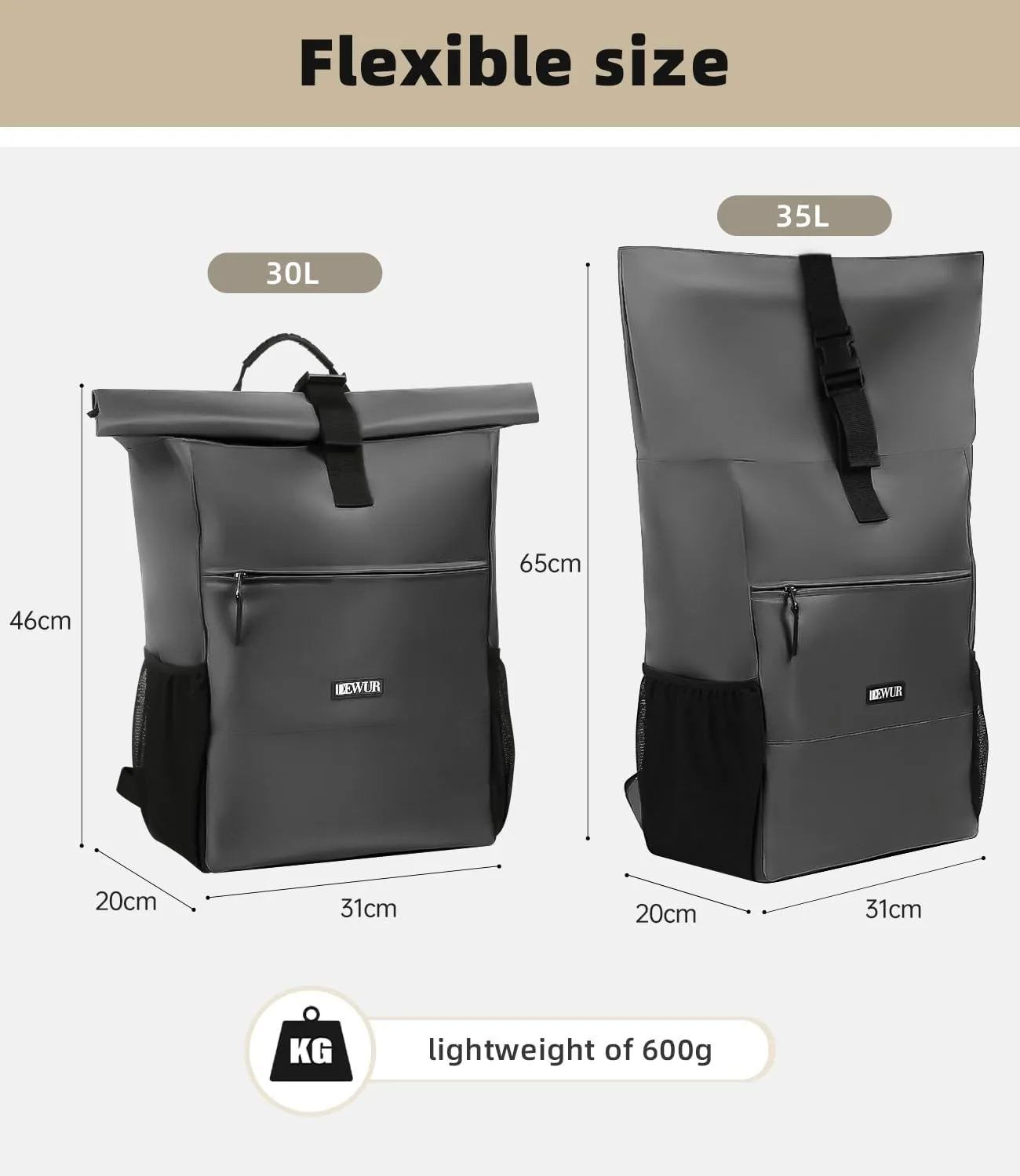 35/45 Cans Cooler Backpack, Thermo Cooler Bag with Bottle Opener for Picnic, Camping, Beach, Hiking, Travel, and Shopping