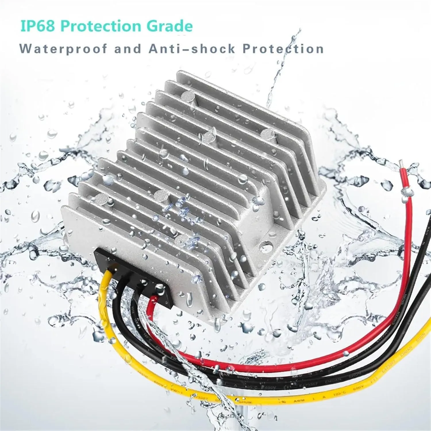 36V 48V to 24V 5A 10A 15A 20A DC DC Converter Buck Voltage Regulator Step Down Module Power Supply for LED Car Solar(to 24V 20A 480W)