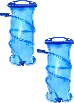 3L BPA-Free Hydration Bladder with Straw - Leak-Proof Military Grade Water Reservoir - Foldable Design for Hiking Backpacks, Cycling & Outdoor Adventures