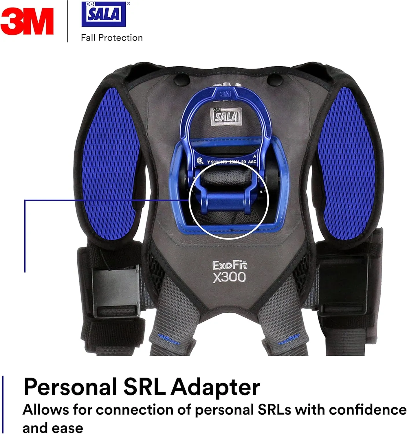 3M DBI-SALA ExoFit X300 Comfort Vest Climbing Positioning Safety Harness