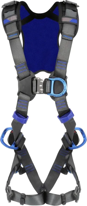 3M DBI-SALA ExoFit X300 X-Style Wind Energy Safety Harness, Fall Protection, Back Padding, Quick Connect Chest and Leg Buckles, Back, Front and Hip D-Rings, Climbing, Rigging, 3X-Small/2X-Small