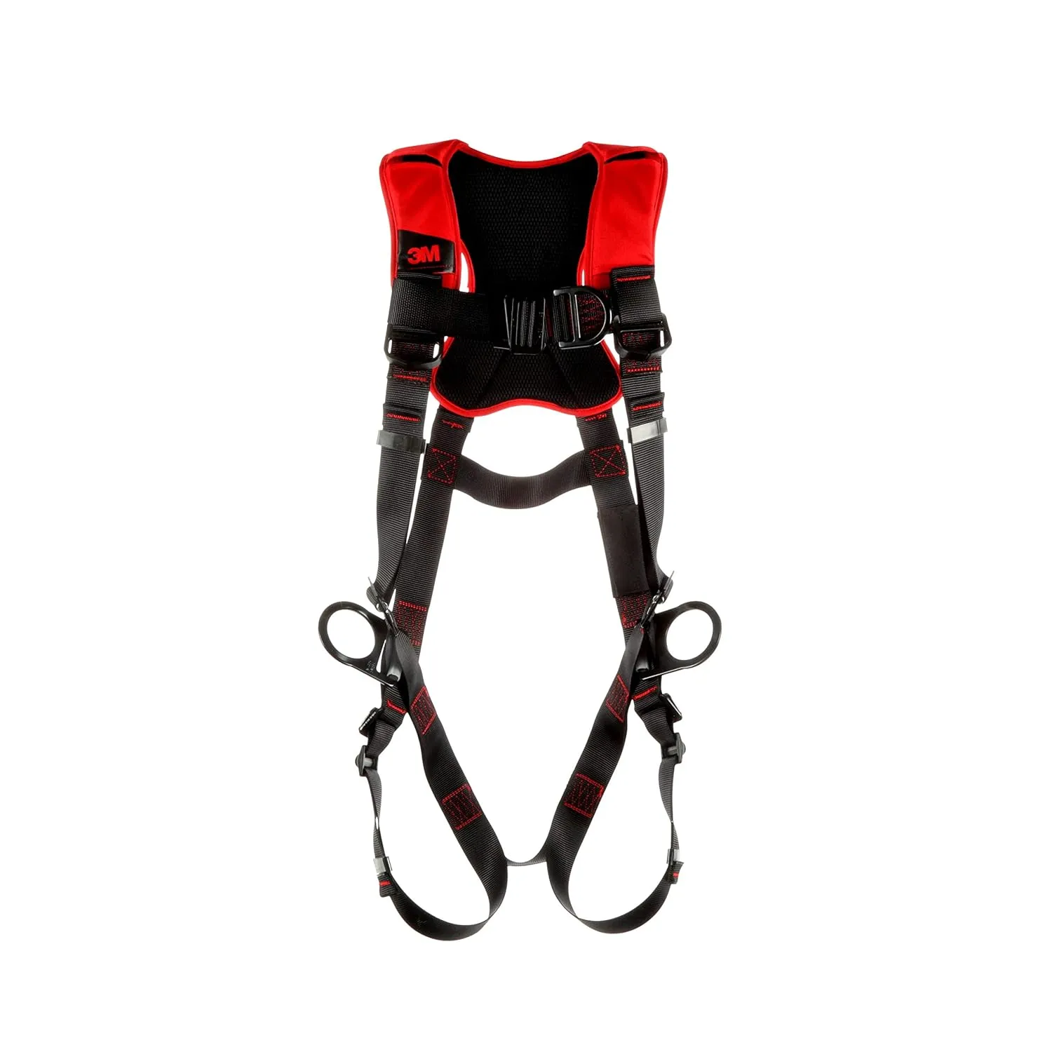 3M Protecta Comfort Vest-Style Positioning/Climbing Harness 1161437, Black, Medium/Large, 1 Ea/Case