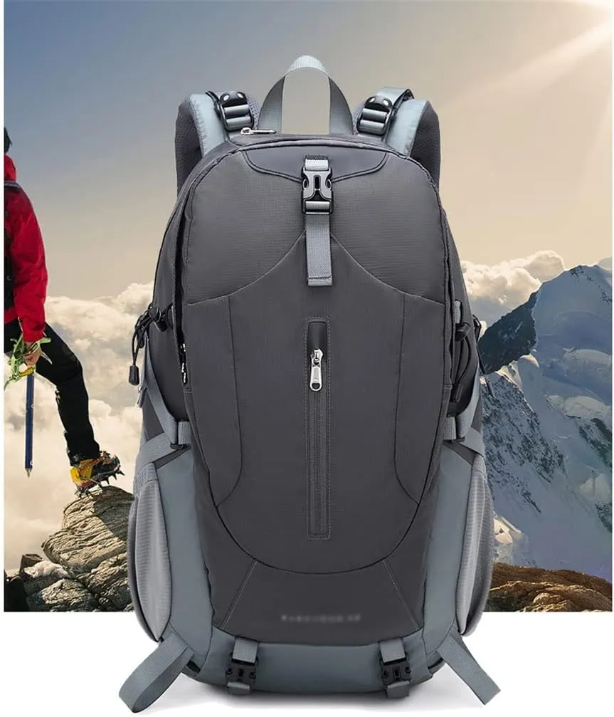 40L Hiking Backpack Outdoor Mountaineering Bag Large Capacity Travel Sports Backpack(E)