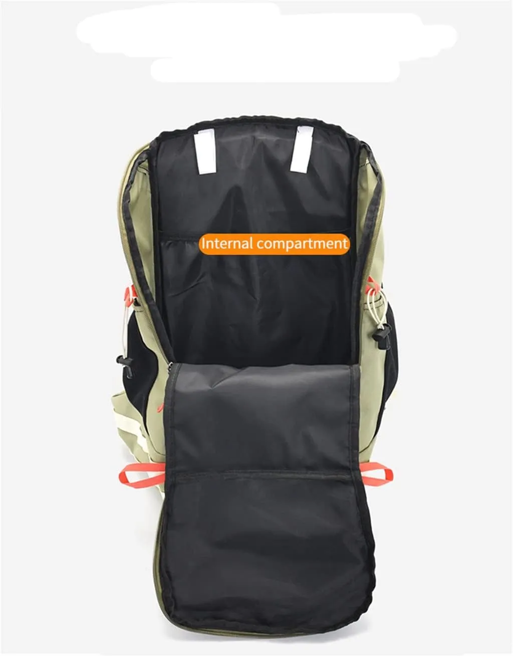 40L Hiking Backpack Travel Backpack Multi Pocket Sports Bag Large Capacity(F)