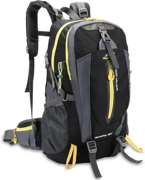 40L Hiking Backpack,Water Resistant Trekking Backpacks Lightweight Rucksack Multi-functional Outdoor Camping Rucksack Mountaineering Travel Backpack for Men Women
