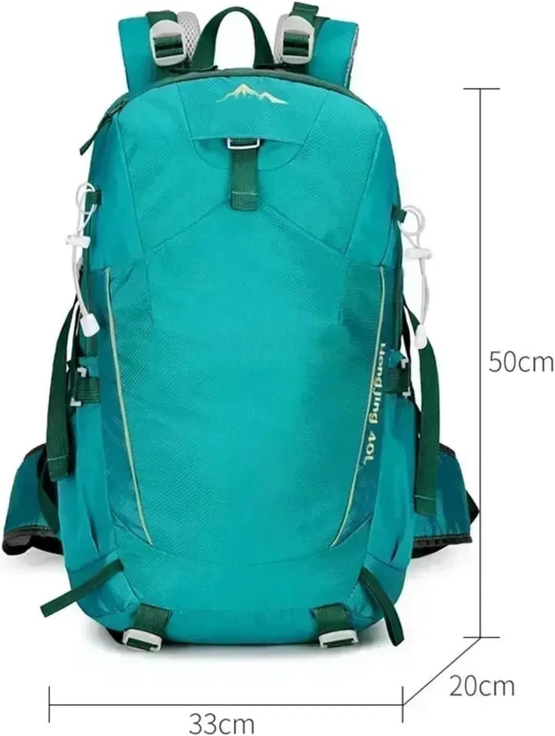 40L Outdoor Hiking Camping Backpack Bag Men Outdoor Light Climbing Bag Woman Cycling Backpack With Cover(Blue)