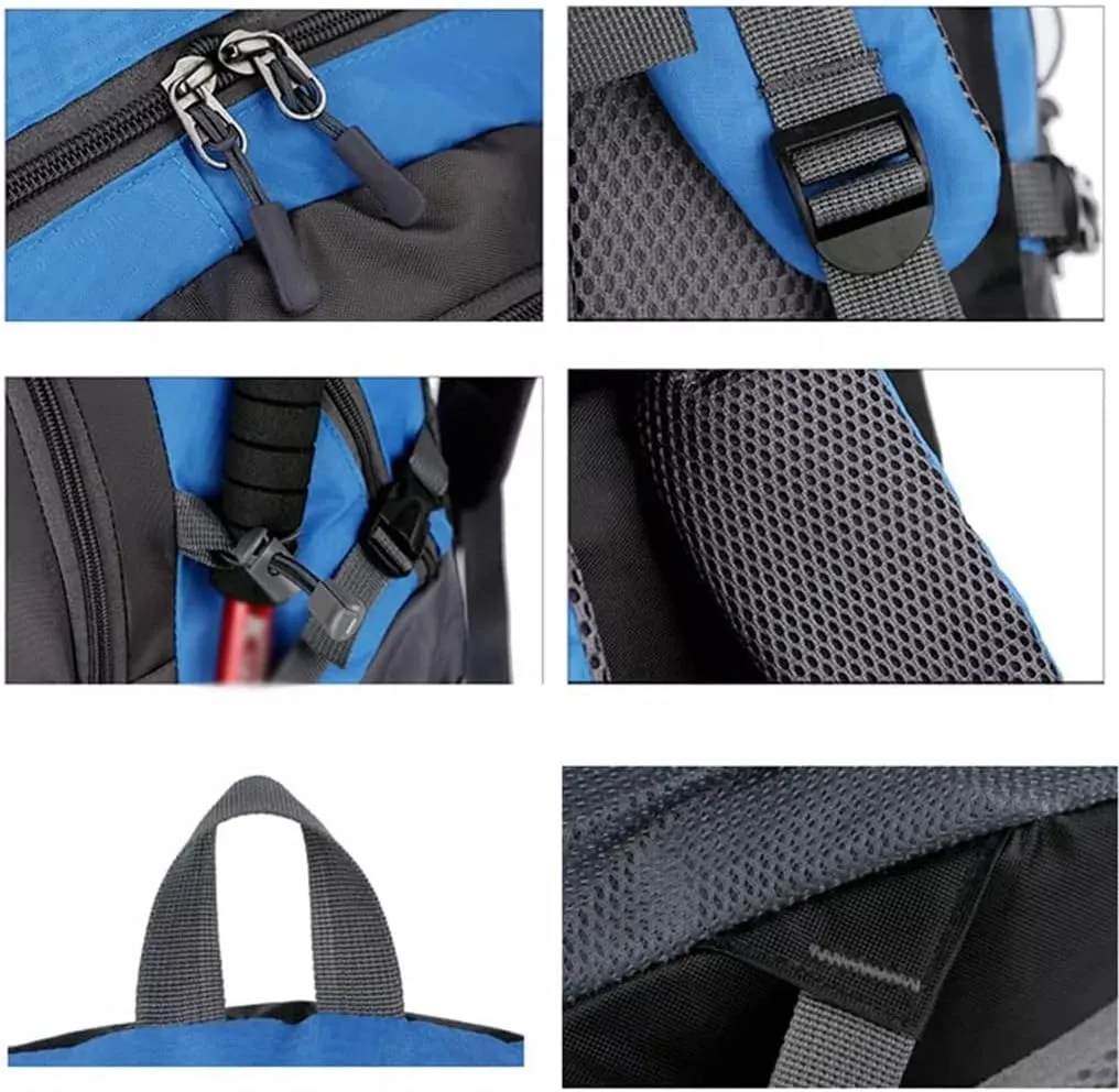 40L Outdoor Sports Backpack Travel Backpack Large Capacity Hiking Bag (D,As the picture shows)